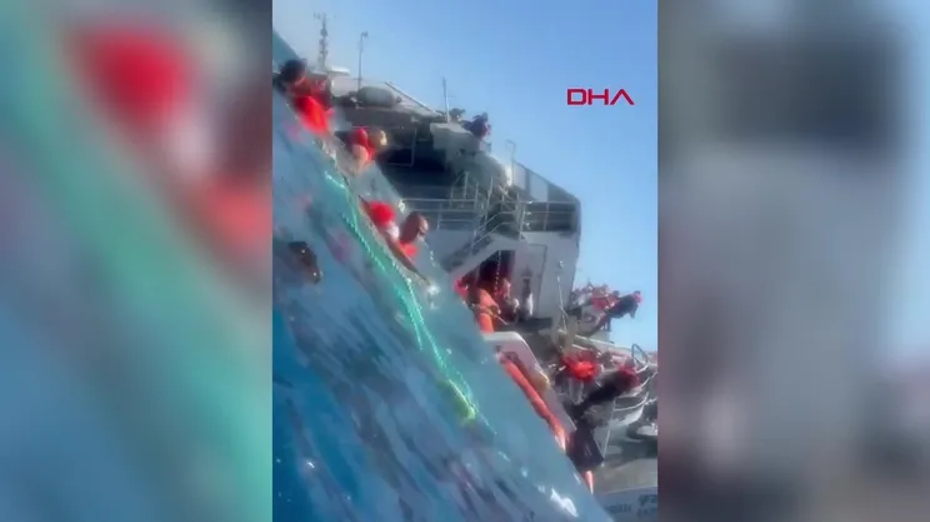 Girne Açıklarında Alabora Olan Gemiyle İlgili Yeni Fotoğraflar Ortaya Çıktı