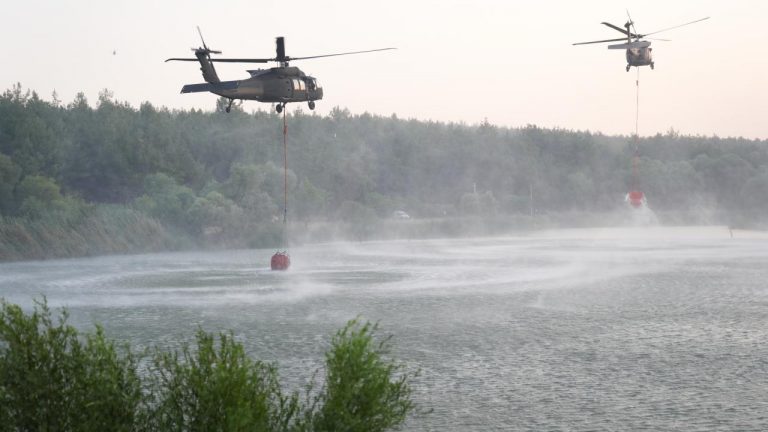 İzmir’deki orman yangınlarına müdahale sürüyor