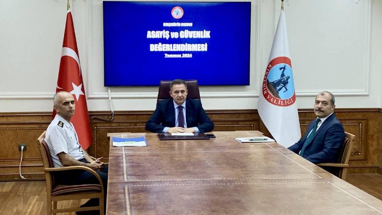 Kırşehir’de kamu düzeni ve güvenliği toplantısı yapıldı