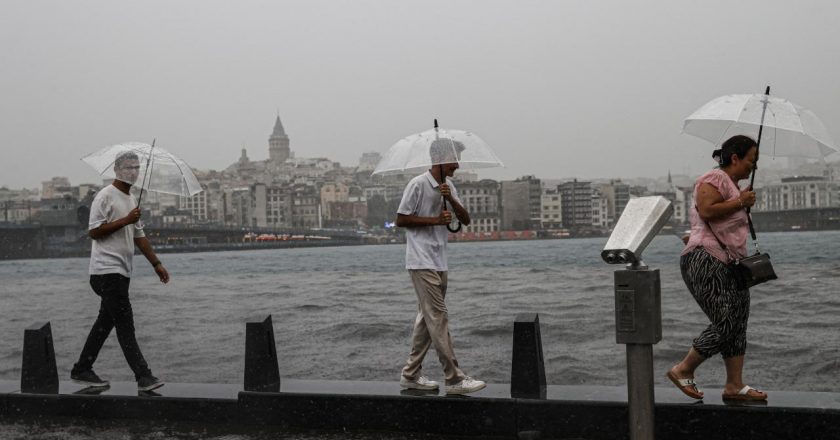 İstanbul ve Trakya için sağanak yağış uyarısı