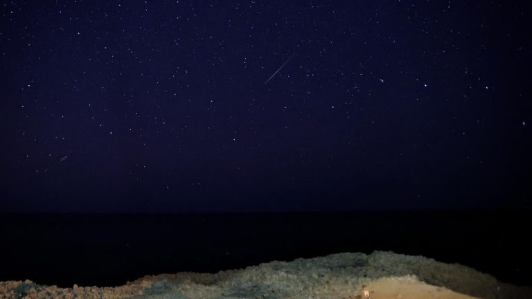 Türkiye’nin en kuzey noktası İnce Burun’da Perseid meteor yağmuru