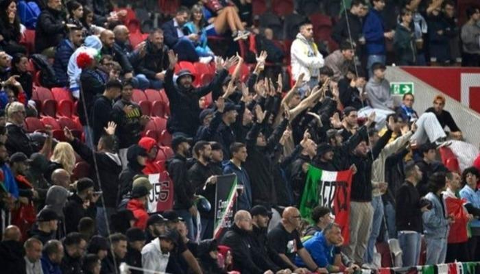 UEFA Uluslar Ligi’nde oynanan İsrail-İtalya maçında benzeri görülmemiş protesto! İsrail Marşı okunurken sırtlarını döndüler…