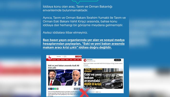 “Eski ve yeni bakanlar arasında resmi otomotiv krizi yaşandığı” iddiası gündemde! DMM’den açıklama