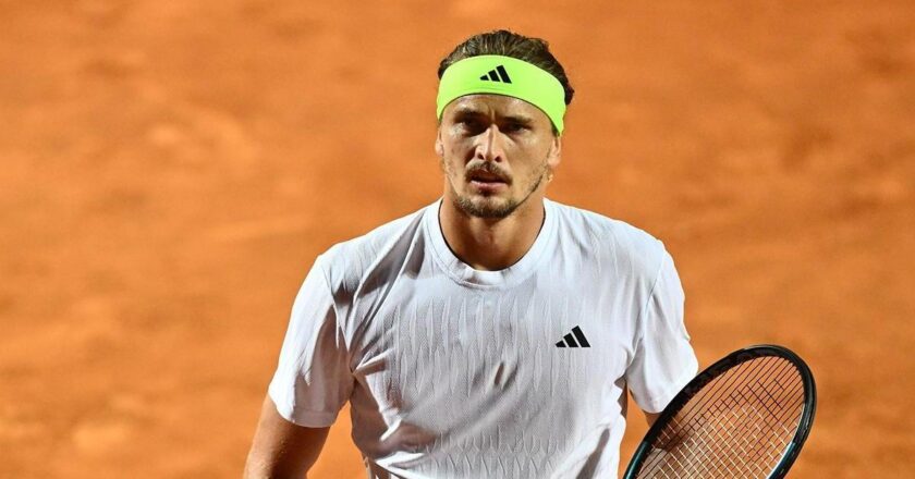 En son şampiyon Zverev çeyrekte açık Roma tenis turnuvasını selamladı –