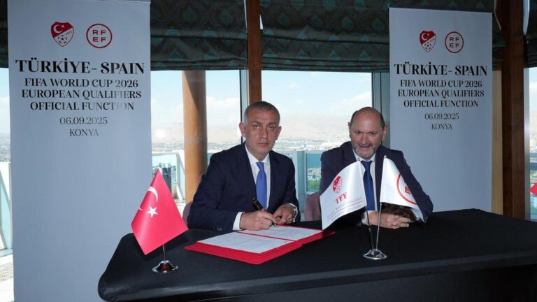 TFF ve İspanya Kraliyet Futbol Federasyonu arasındaki işbirliği anlaşması!