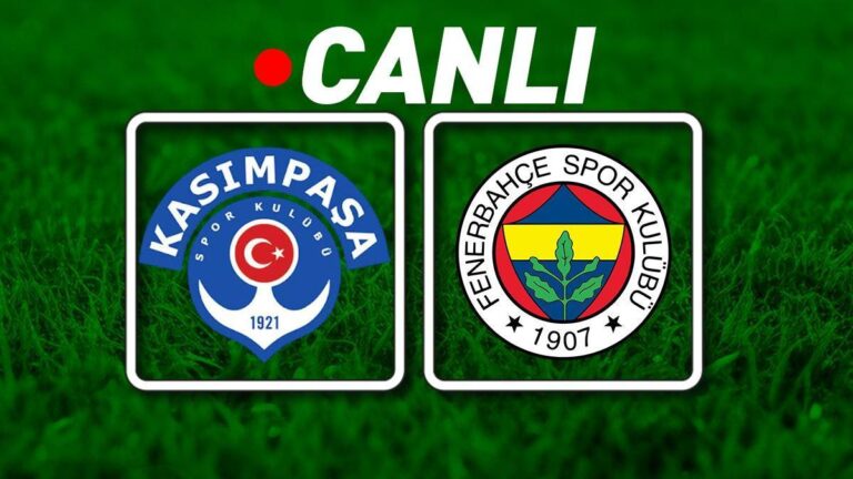 Kasimpasa – Fenerbahce Match Bein Sports 1 Canlı İzle Tod Saat | Kanarya, Kasmpaşa aracılığıyla