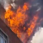 Sultangazi’de Yangın Panik Yarattı: Beşinci Kattan Düşen Kişi Hayatını Kaybetti